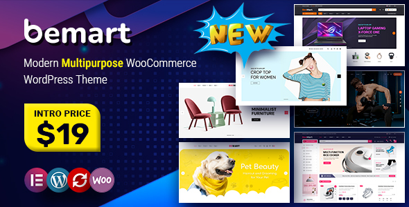 Bemart – Modern Multipurpose WooCommerce WordPress Theme