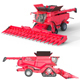 Grain Combine Harvester - 3DOcean Item for Sale