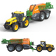 JCB Fastrac Tractor and Trailed Filed Sprayer - 3DOcean Item for Sale