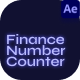 Finance Number Counter After Effect - VideoHive Item for Sale