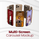 Phone Multi-Screen Carousel Mockup | MOGRT - VideoHive Item for Sale