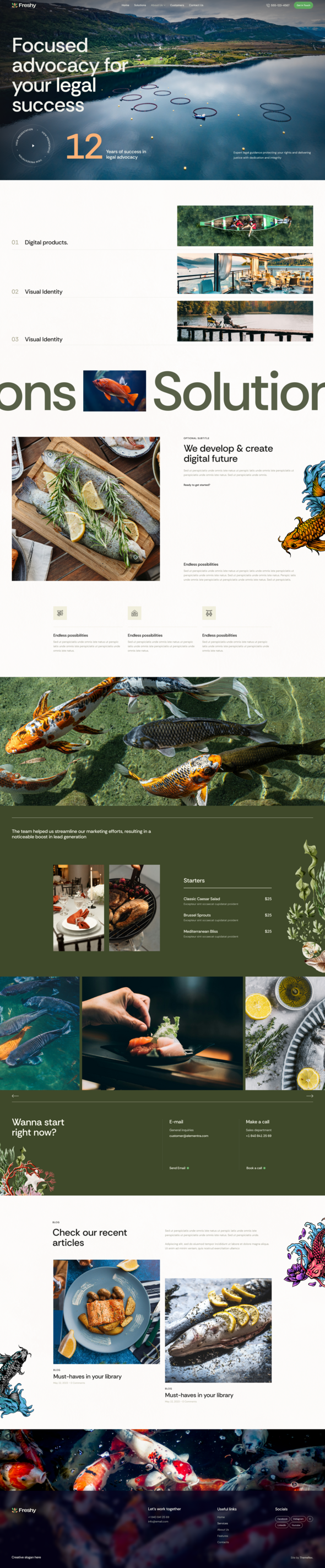 Freshy - Microgreen Local Farm WordPress Theme