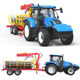Tractor with Timber Forestry Trailer - 3DOcean Item for Sale