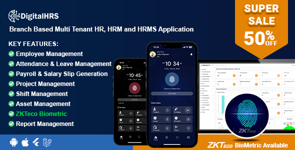 DigitalHR - Branch Based Multi Tenant HR, HRM and HRMS Application