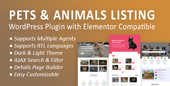 PALWP: Pets and Animals Listing WordPress Plugin
