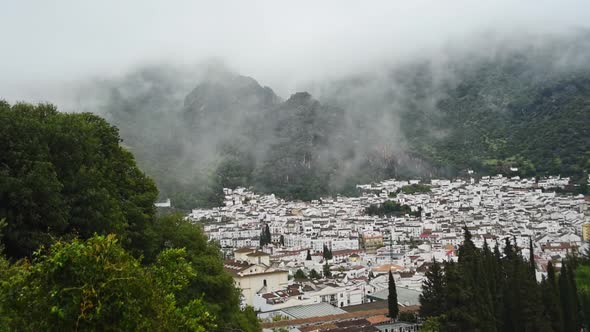 Panorama of Ubrique, Anadaluisa - Spain.