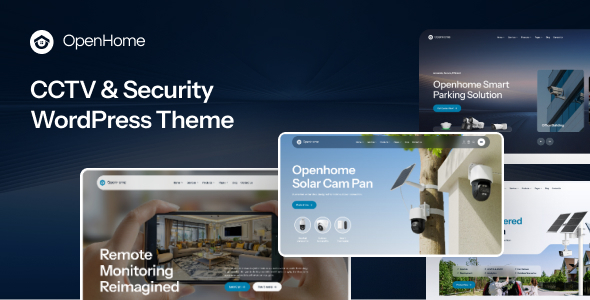 Openhome - CCTV & Security WordPress Theme