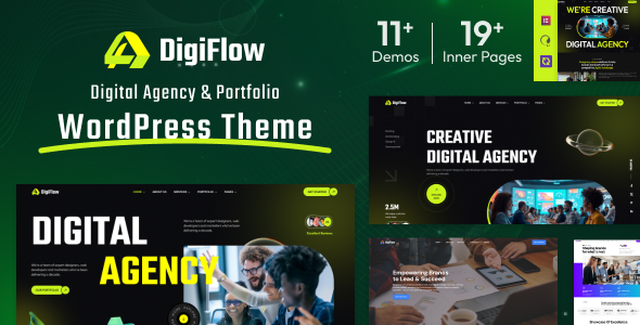 DigiFlow - Digital Agency WordPress Theme