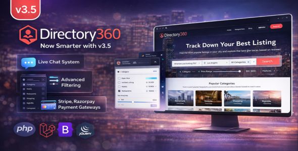 Directory360 - Directory Listing Platform