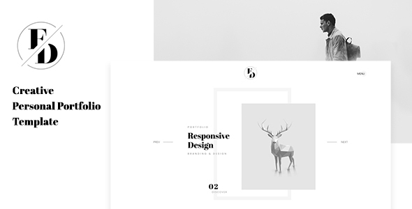 FD - Interactive Agency & Creative Minimal Portfolio Template