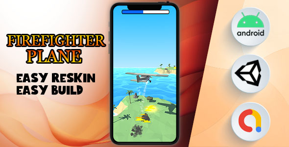 Firefighter Plane - (Unity - Admob - Game)