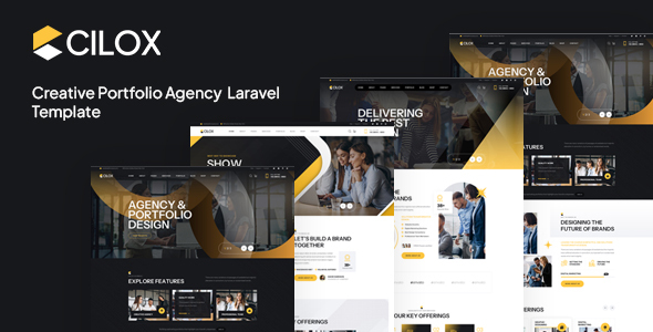Cilox - Creative Portfolio Agency Laravel Template