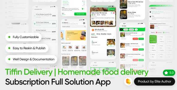 LunchBox - Tiffin Delivery | Subscription | Multi Food Delivery App | Swiggy Clone App Full Solution