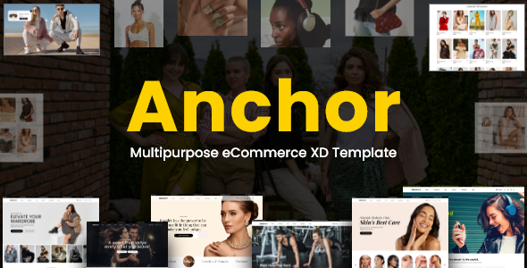 Anchor - Multipurpose eCommerce XD Template