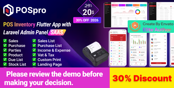 POS Pro - Advanced POS & Inventory Management System | POS SaaS Solution