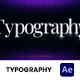 Typography Animation - VideoHive Item for Sale