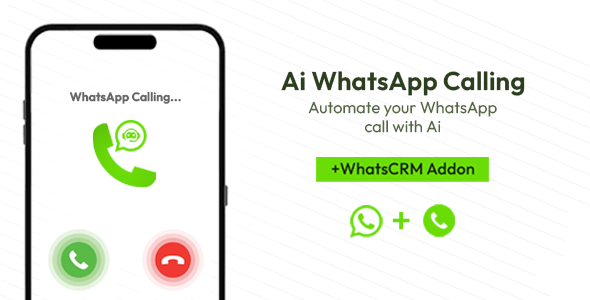 Ai WhatsApp Calling - Add-on for WhatsCRM