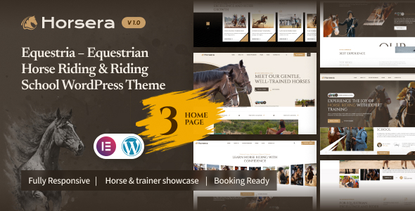 Horsera – Equestrian & Horse Riding Club WordPress Theme