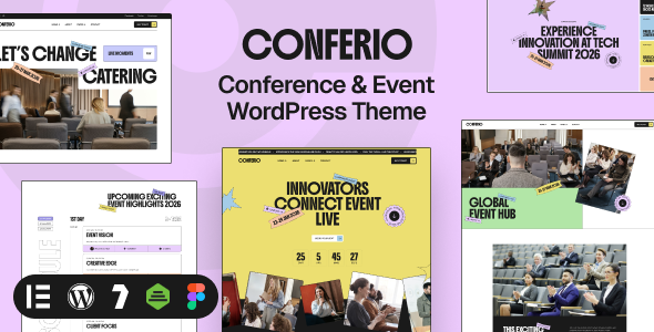 Conferio - Event Conference WordPress Theme