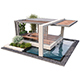 Pergola With Water and Plants - 3DOcean Item for Sale