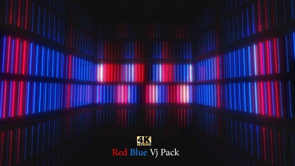 4 Red Blue Background Pack