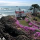 Flying around lighthouse at Crescent City, CA - VideoHive Item for Sale