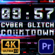Cyber Glitch Countdown and Title - VideoHive Item for Sale