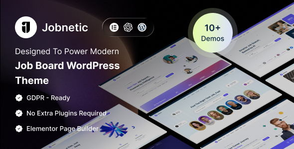 Jobnetic – Job Board & Career Portal WordPress Theme