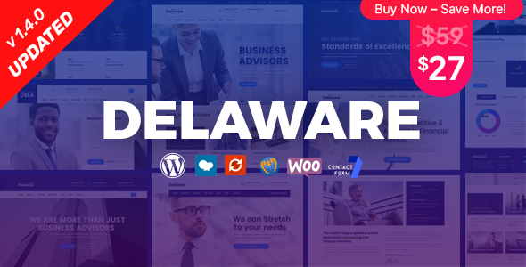 Delaware - Consulting and Finance WordPress Theme