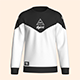 Men Printed Black And White Sweatshirt | Marvelous / Clo3d / obj / fbx - 3DOcean Item for Sale