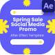 Spring Sale Social Media Promo After Effect - VideoHive Item for Sale