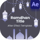 Ramadan Title After Effect - VideoHive Item for Sale