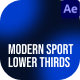 Modern Sport Lower Thirds After Effect - VideoHive Item for Sale