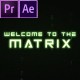 Matrix Opener - VideoHive Item for Sale