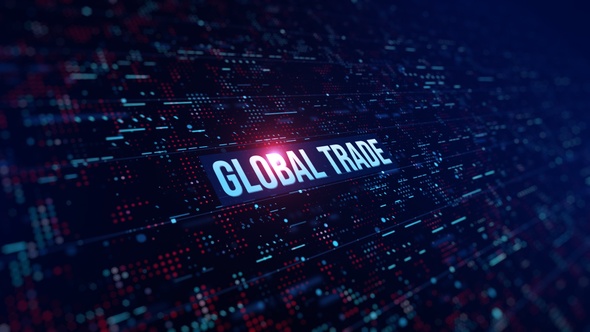 Global Trade Digital Background