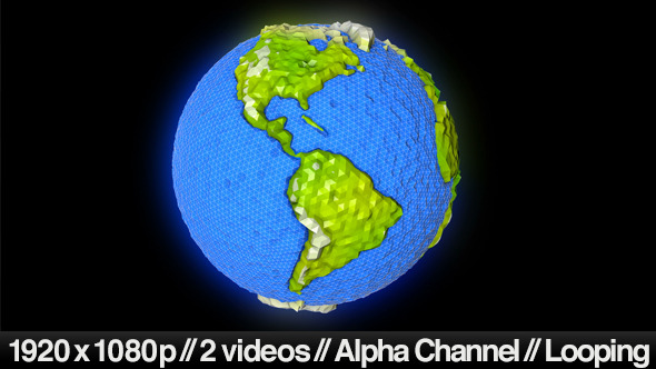 Simple Polygon Origami World Animations alt