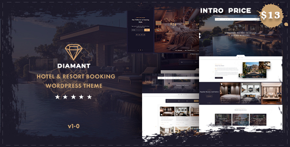 Diamant - Hotel & Resort Booking WordPress Theme