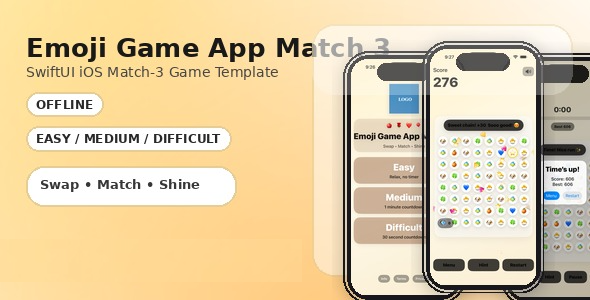 Emoji Game App Match 3