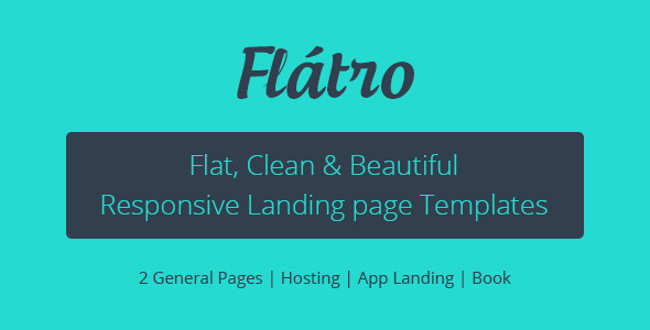 Flátro - Multipurpose Premium Landing Pages