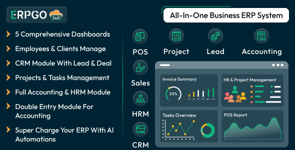 ERPGo SaaS – All-In-One Business ERP System