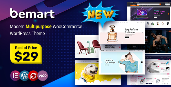 Bemart – Modern Multipurpose WooCommerce WordPress Theme