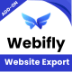 Website Export Module For Webifly AI - CodeCanyon Item for Sale