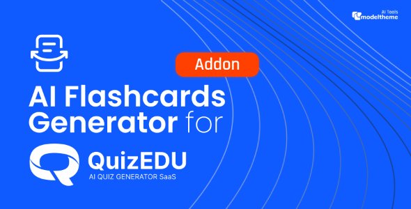 AI Flashcard Generator Addon for QuizEdu SaaS
