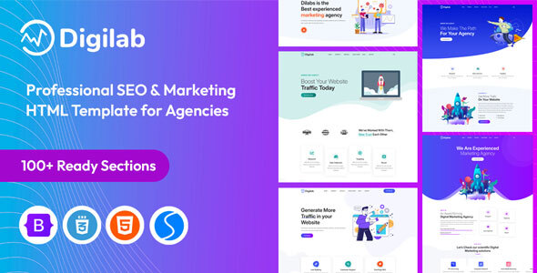 Digilab – SEO & Digital Marketing Agency HTML Template