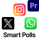 Social Media Polls Maker - X, WhatsApp, Instagram - VideoHive Item for Sale