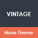 Vintage Multipurpose Parallax Muse Template - ThemeForest Item for Sale