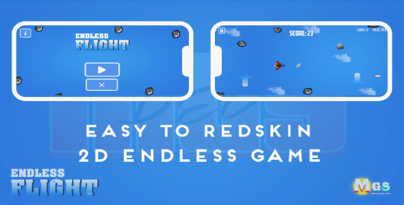 Endless Flight. Ready to Publish 2D Endless Runner for Android