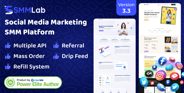 SMMLab - Social Media Marketing SMM Platform
