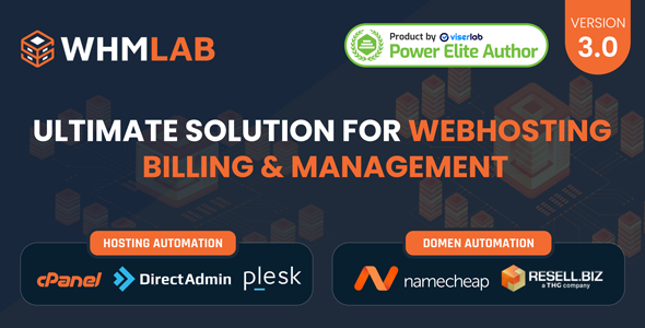 WHMLab - Ultimate Solution For WebHosting Billing And Management