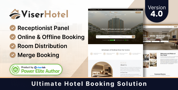 ViserHotel - Ultimate Hotel Booking Solution